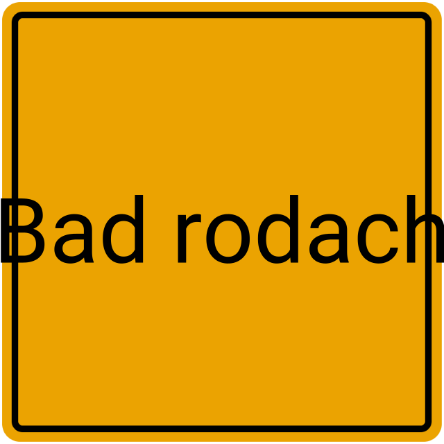 Meldebestätigung Bad Rodach